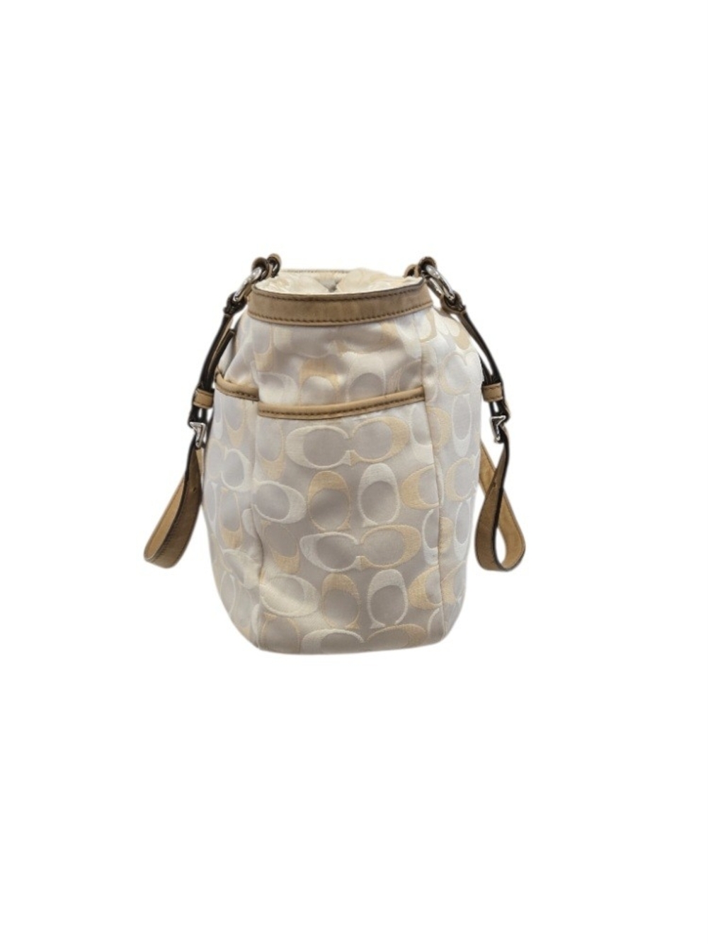Coach Gallery East West Signature Canvas Tote With Hang Tag - Picture 4 of 15